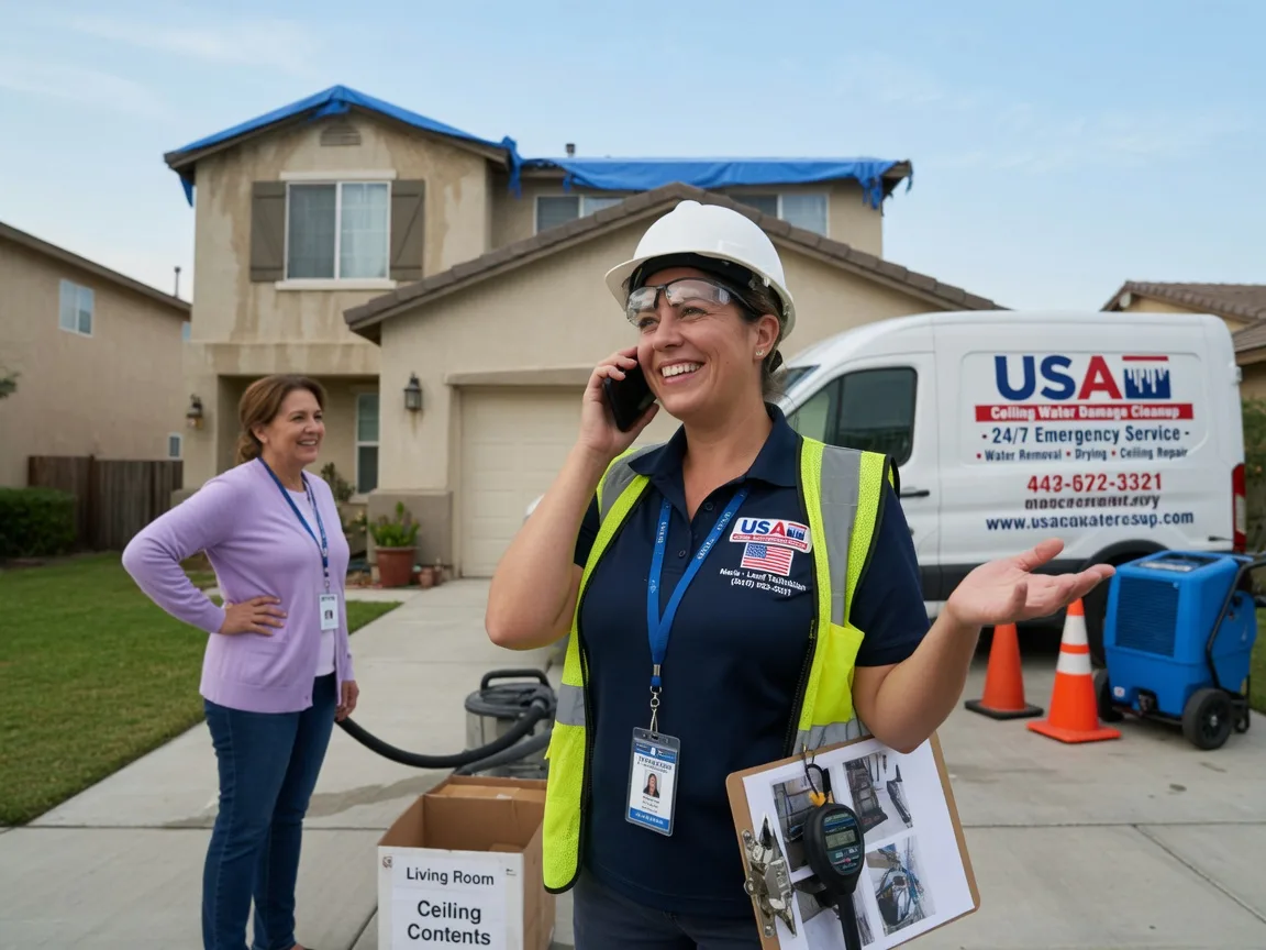 Ceiling Water Damage Restoration Carbon, TX FAQs